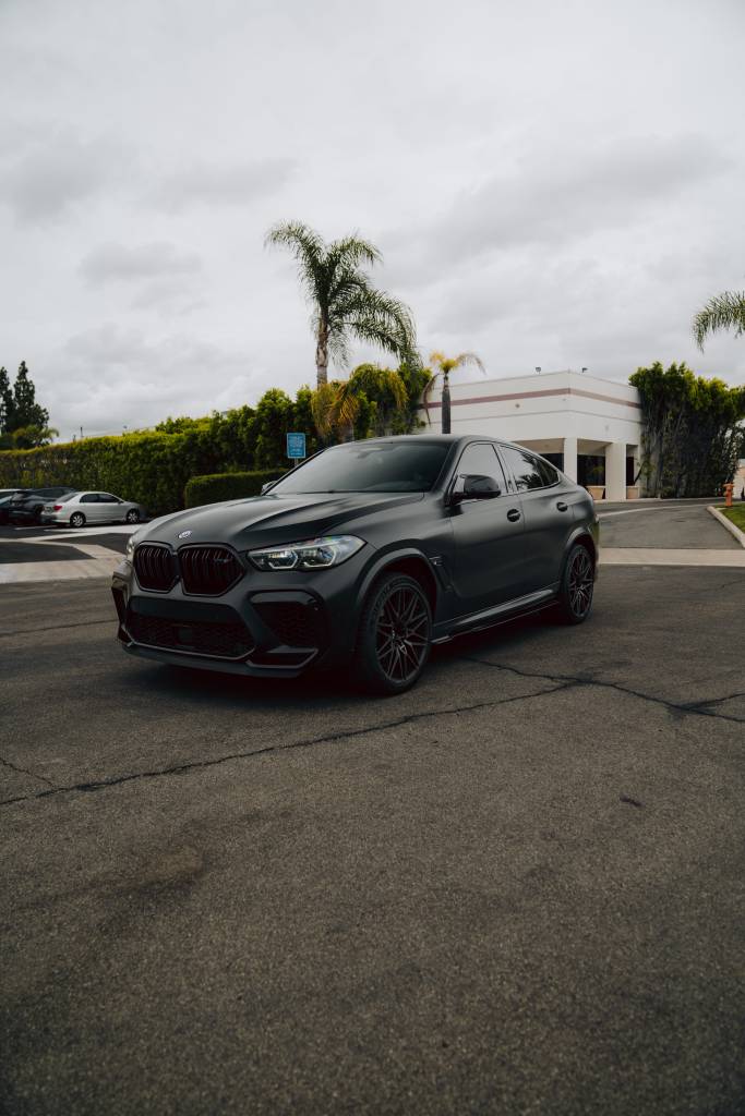 BMW X6 with ceramic window tint at Iconic